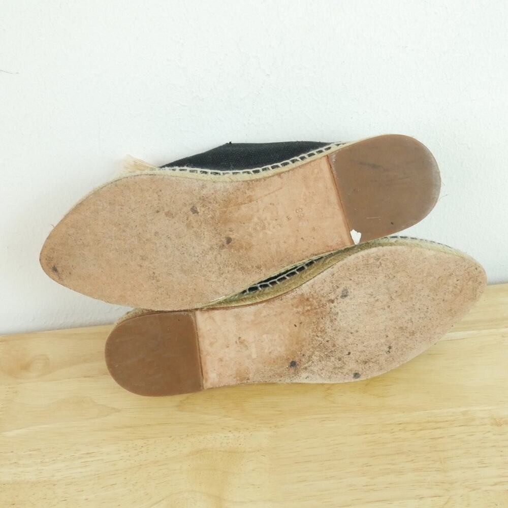 Bettye Muller Mules Espadrille Sandals Rabat Tassel Beach Resort 38 8 Black - Picture 11 of 11